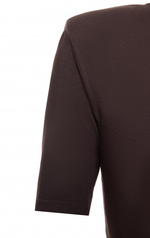 T-shirt with shoulders Milk